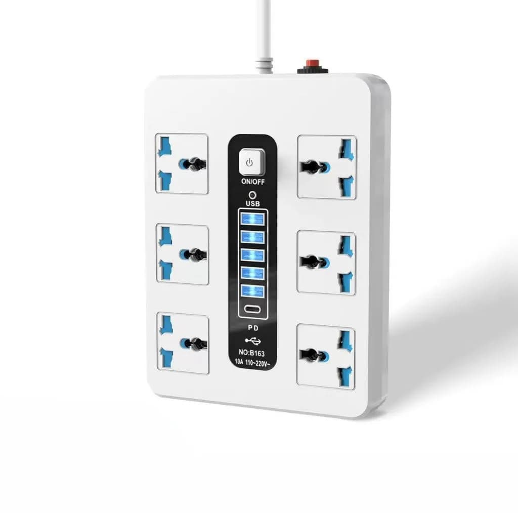 چندراهی برق مدل چندراهی power socket 5USB&1TYPE-C — تصویر ۶