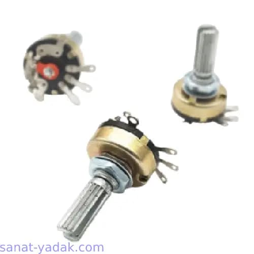 کلید ولوم ته کوچک 50K 16MM
