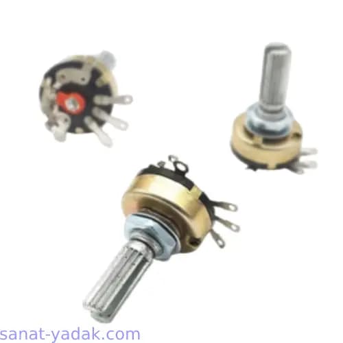 کلید ولوم ته کوچک 500K 16MM