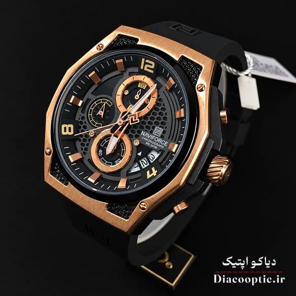ساعت مچی اورجینال مردانه سه موتور برند نیوی فورس مدل NF8051 — تصویر ۳