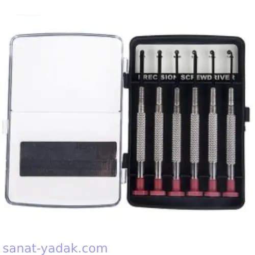 پیچ گوشتی ساعتی فلزی J TECH مدل PE-M آلیاژ مرغوب