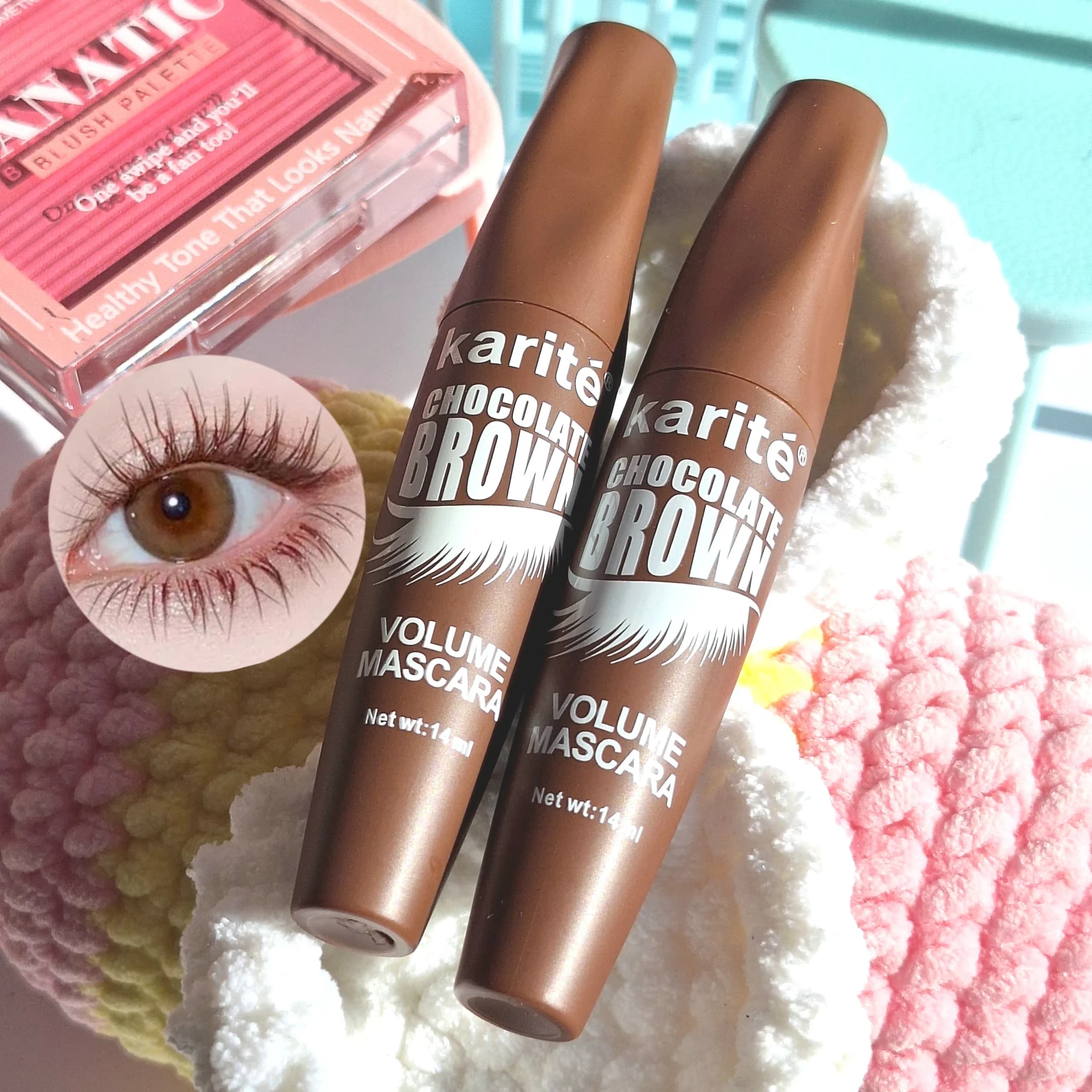 ریمل قهوه ای مدل chocolate brown