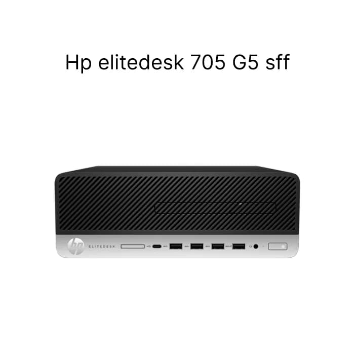 مینی کیس استوک HP EliteDesk 705 G5 SFF Ryzen 5 PRO 3400G با رم 8 و حافظه 500