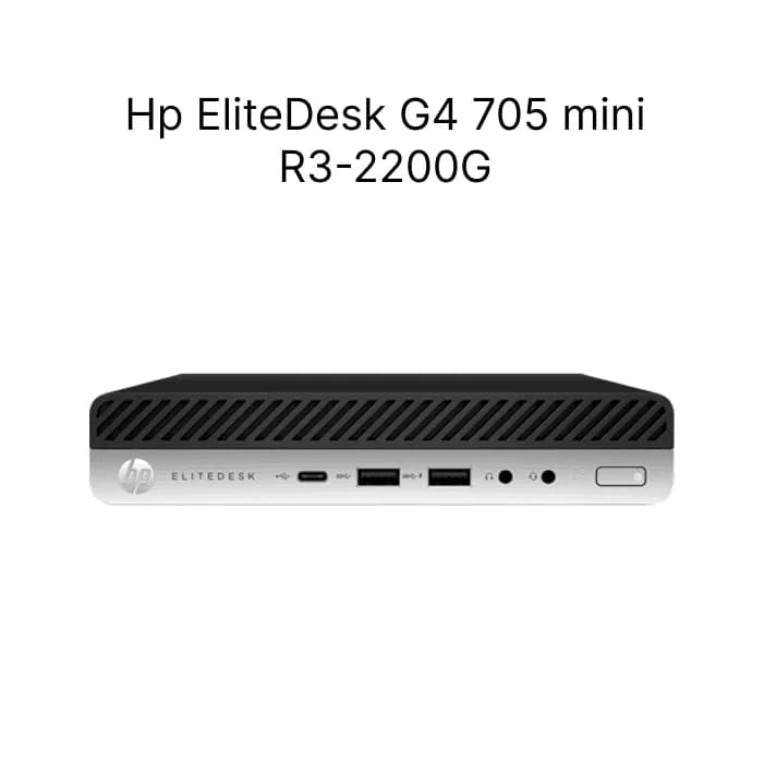 کیس تاینی استوک HP EliteDesk 705 G4 R3 2200G |رم 8GB |حافظه 256GB