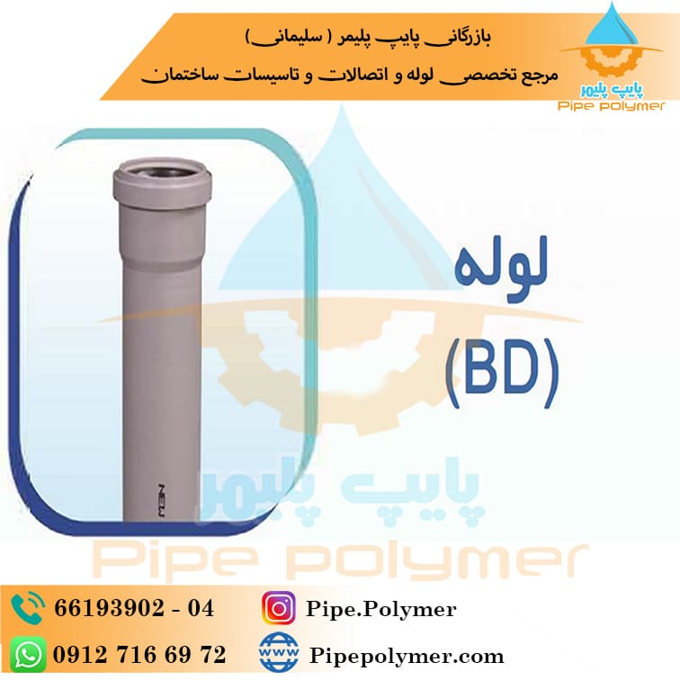 لوله یکسر سوکت 50-150میلیمتری نیوفلکس پوش فیت
