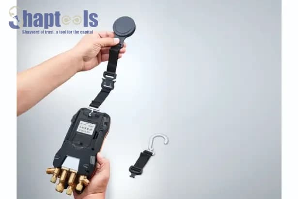 ست کامل منیفولد دیجیتال تستو testo 570s همراه با شلنگ گاز و وکیوم — تصویر ۸