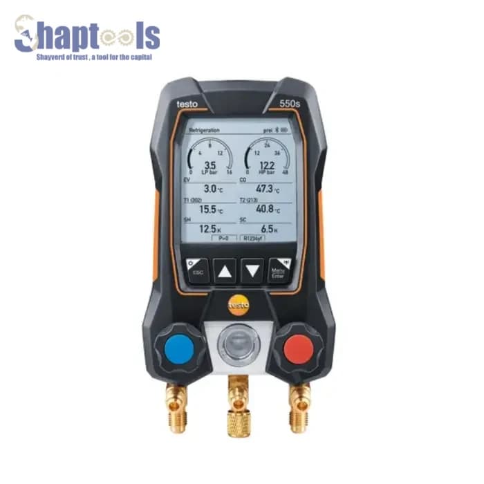 کیت هوشمند منیفولد دیجیتال تستو testo 550s — تصویر ۶