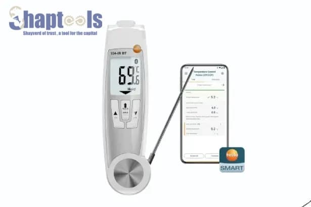 ترمومتر نفوذی و لیزری تستو testo 104-IR BT — تصویر ۴