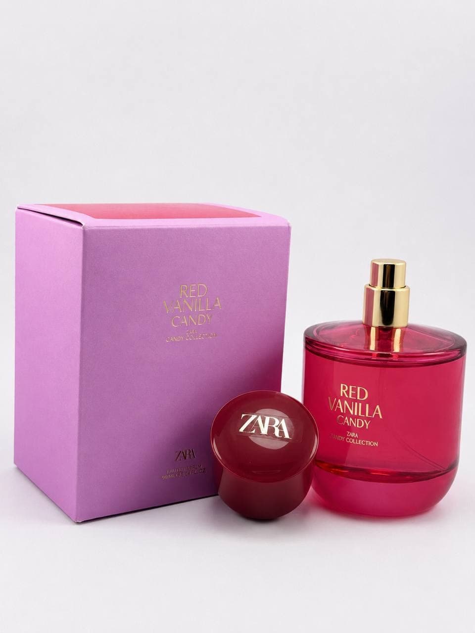عطر زارا رد وانیلا کندی ۹۰ میل | Zara Red Vanilla Candy — تصویر ۲