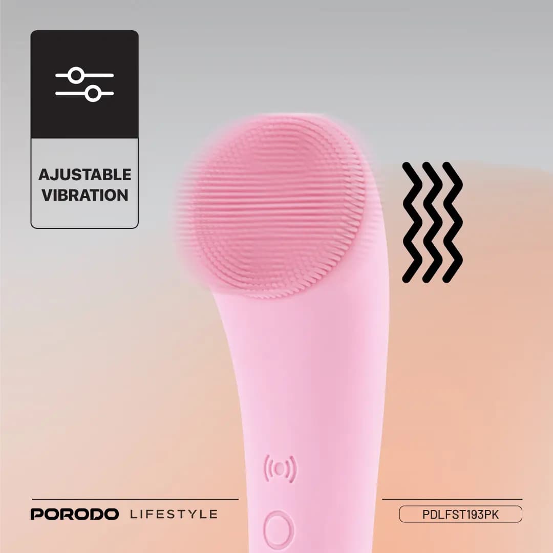 براش پاک کننده صورت شارژی پرودو Porodo Lifestyle Sonic Vibration Facial Cleansing Brush PDLFST193PK — تصویر ۷