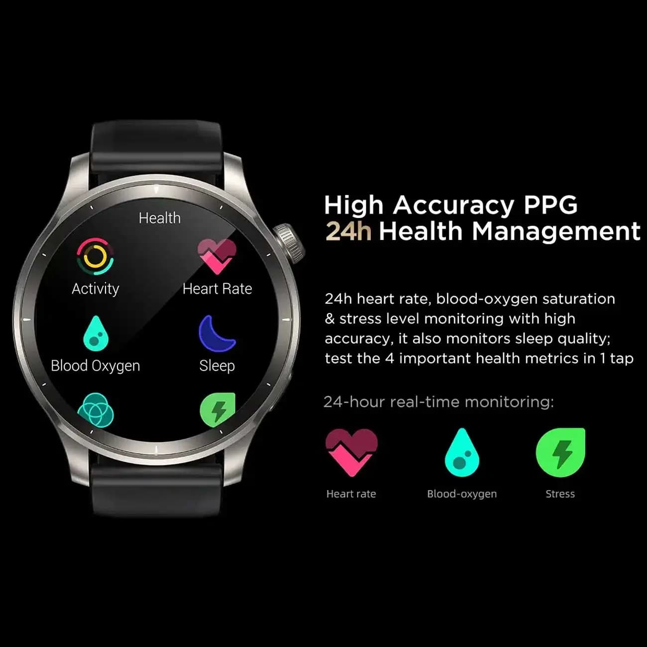 ساعت هوشمند ضدآب جویروم JOYROOM JR-FV1 Venture SeriesSmart Watch — تصویر ۲