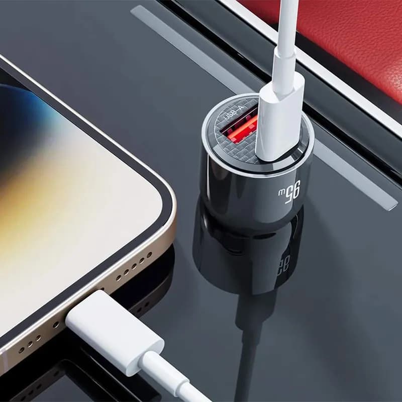 شارژر فندکی ۹۵ وات ایکس او مدل XO CC58 — تصویر ۴