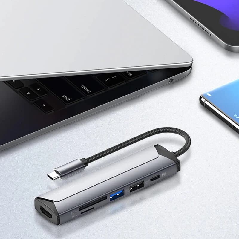 هاب 6 پورت USB-C الدینیو مدل Ldnio DS-56H — تصویر ۶