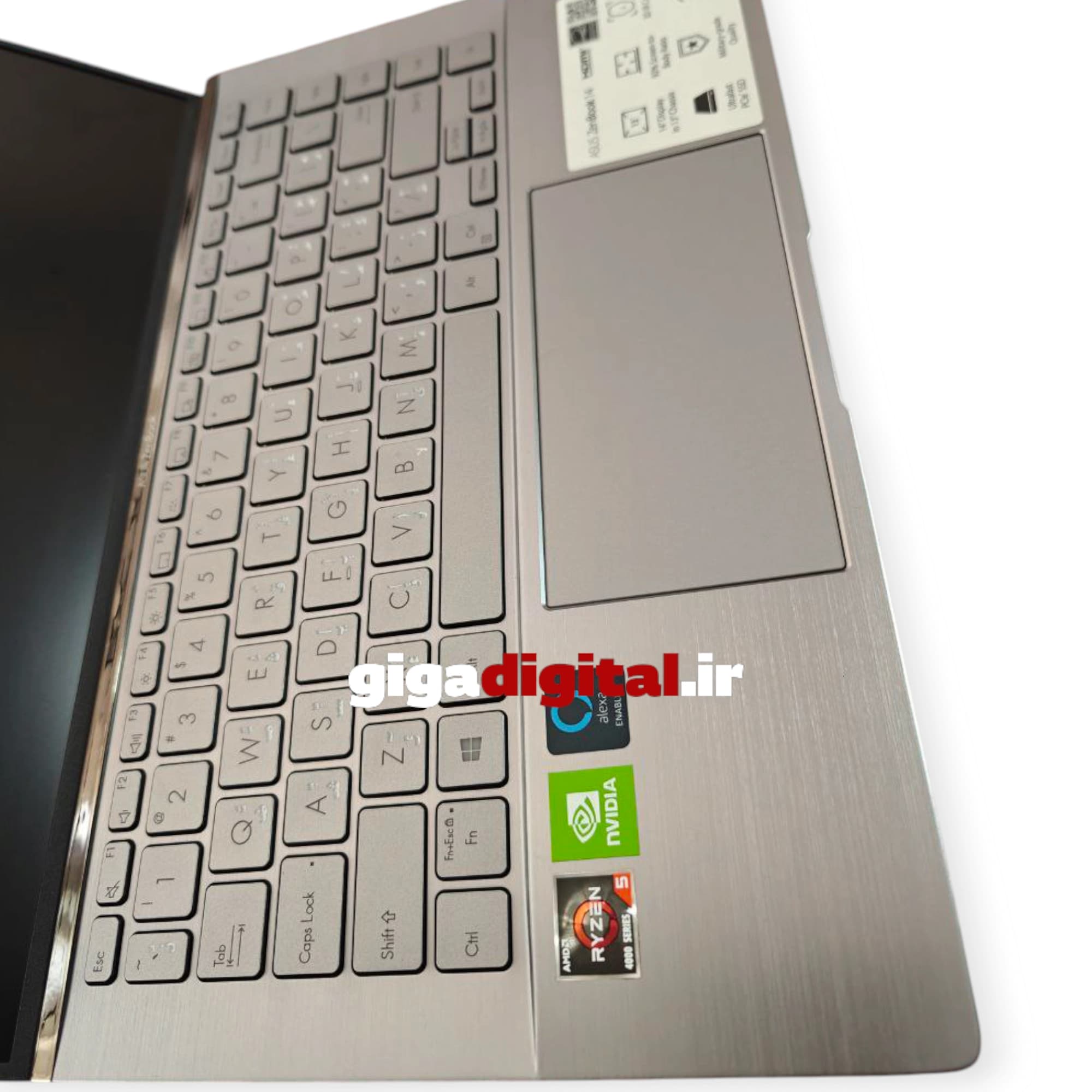 لپ تاپ استوک ASUS ZenBook Q407IQ — تصویر ۴