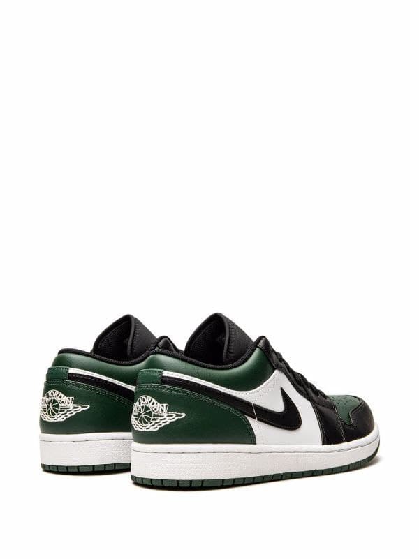نایک ایر جردن ۱ بدون ساق سبز تو Nike air Jordan 1 low green toe — تصویر ۴
