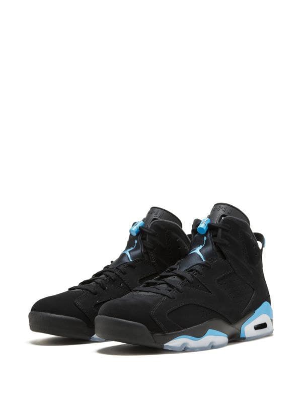 نایک ای جردن ۶ مشکی زیر آبی Nike air jordan 6 unc — تصویر ۳