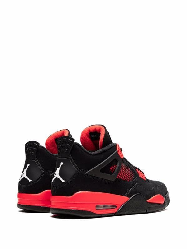 نایک ایرجردن ۴ مشکی قرمز Nike air jordan 4 red black — تصویر ۲