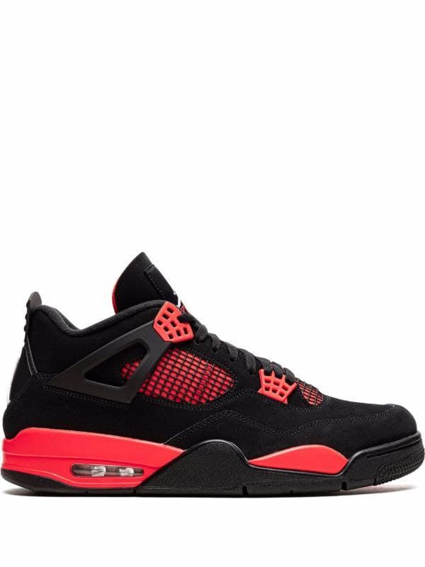 نایک ایرجردن ۴ مشکی قرمز Nike air jordan 4 red black