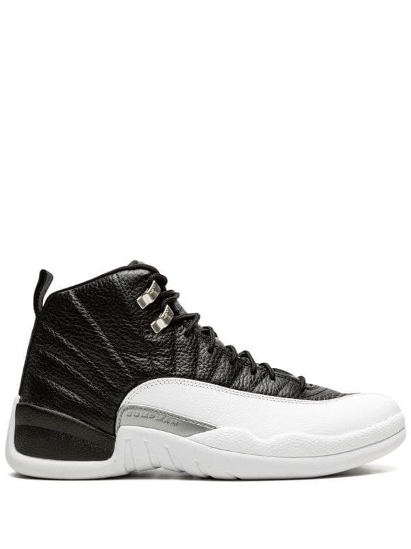 نایک ایر جردن ۱۲ رترو مشکی سفید Nike air jordan 12 Retro black white