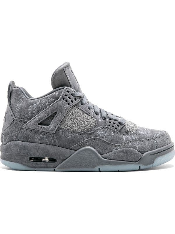 نایک ایر جردن ۴ کواز خاکستری جیر Nike jordan 4 xx suede leather gray