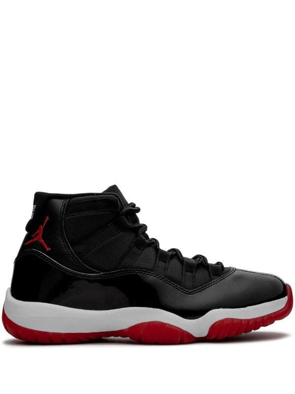 نایک ایر جردن ۱۱ مشکی قرمز Nike air Jordan 11 high black and red