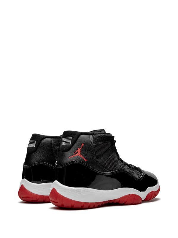 نایک ایر جردن ۱۱ مشکی قرمز Nike air Jordan 11 high black and red — تصویر ۲