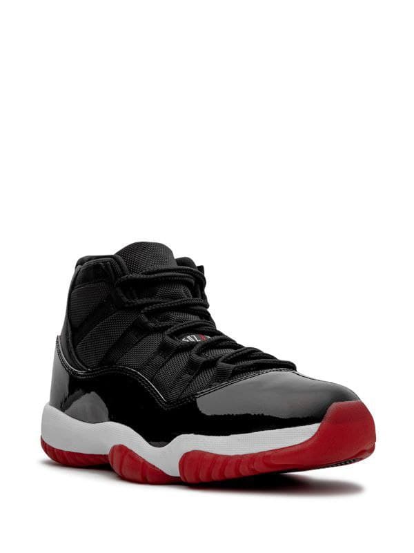نایک ایر جردن ۱۱ مشکی قرمز Nike air Jordan 11 high black and red — تصویر ۳