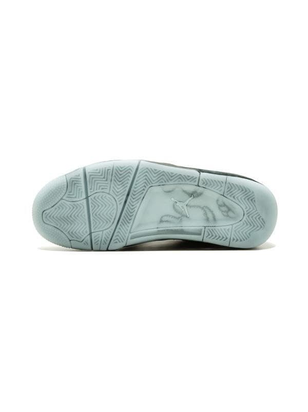 نایک ایر جردن ۴ کواز مشکی Nike air Jordan 4 kaws black suede — تصویر ۵