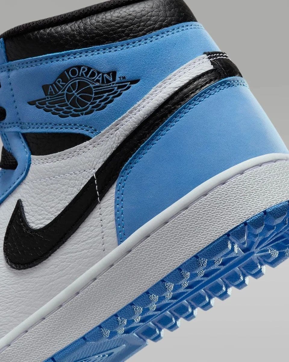 نایک ایر جردن ۱ ساقدار یونیورسیتی آبی Nike air Jordan 1 high university blue — تصویر ۴