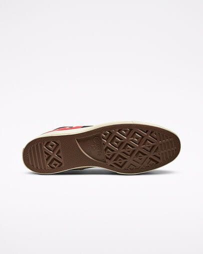 کانورس آل استار ساقدار پلی قلبی مشکی Converse all stars play black — تصویر ۸