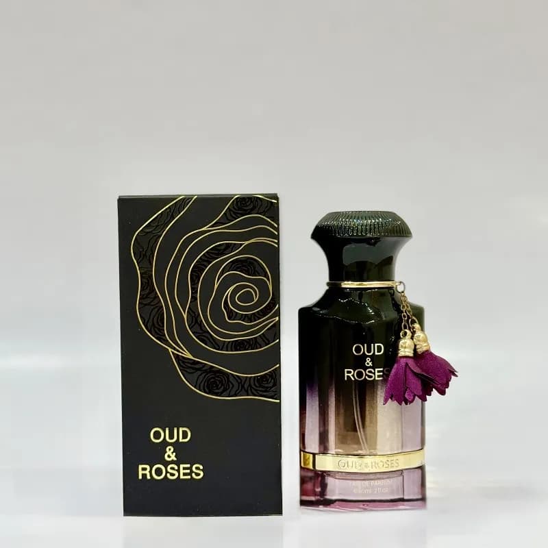 عطر ادکلن عود اند رز احمد مغربی 60 میلی‌لیتر | Ahmed Al Maghribi Oud & Roses Eau de Parfum 60ml — تصویر ۲