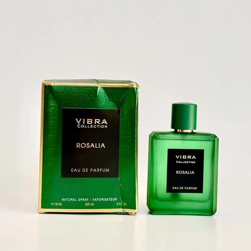 عطر ادکلن ویبرا رزالیا سبز از برند دوینا (زیرمجموعه لینا دبلا) 100 میل | Doina Vibra Rosalia Green Eau de Parfum — تصویر ۲