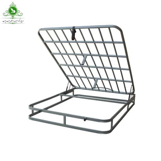 کفی تخت خواب دو نفره جکدار تمام کلاف عرض 180 مبلمان فرنا مدل 1143155