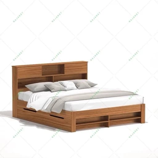 تختخواب مدل B-120 تمام ام دی اف درجه یک مبلمان فرنا مدل 1143131