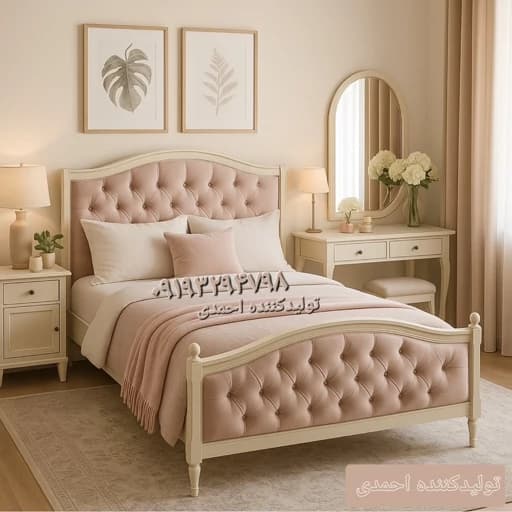 سرویس خواب تک نفره سوگل زیبا به دلنشین مبلمان فرنا مدل 1143077