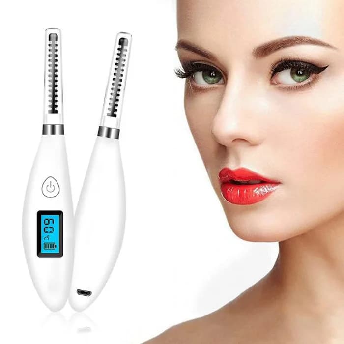 فرمژه برقی حرارتی شارژی 80 درجه سه بعدی Heated Eyelash Curler — تصویر ۲