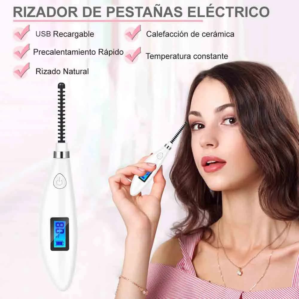 فرمژه برقی حرارتی شارژی 80 درجه سه بعدی Heated Eyelash Curler — تصویر ۶