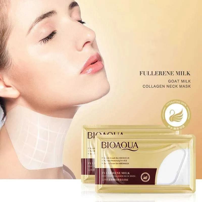 ماسک ورقه ای گردن بیوآکوا عصاره شیر بز و کلاژن bioaqua — تصویر ۲