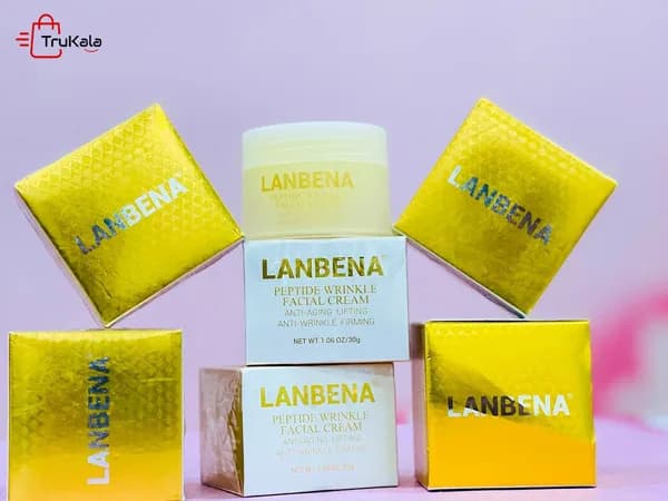 کرم ضد چروک شش پپتید لانبنا lanbena — تصویر ۳