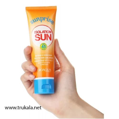ضد افتاب بدون روغن spf 45 بیوآکوا bioaqua — تصویر ۵