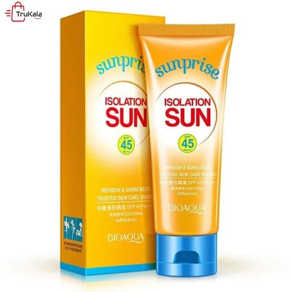 ضد افتاب بدون روغن spf 45 بیوآکوا bioaqua