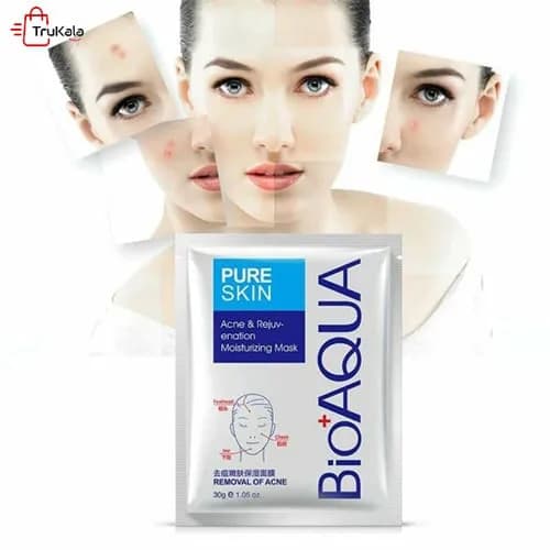ماسک ورقه ای ضدجوش و آکنه بیواکوا bioaqua — تصویر ۵