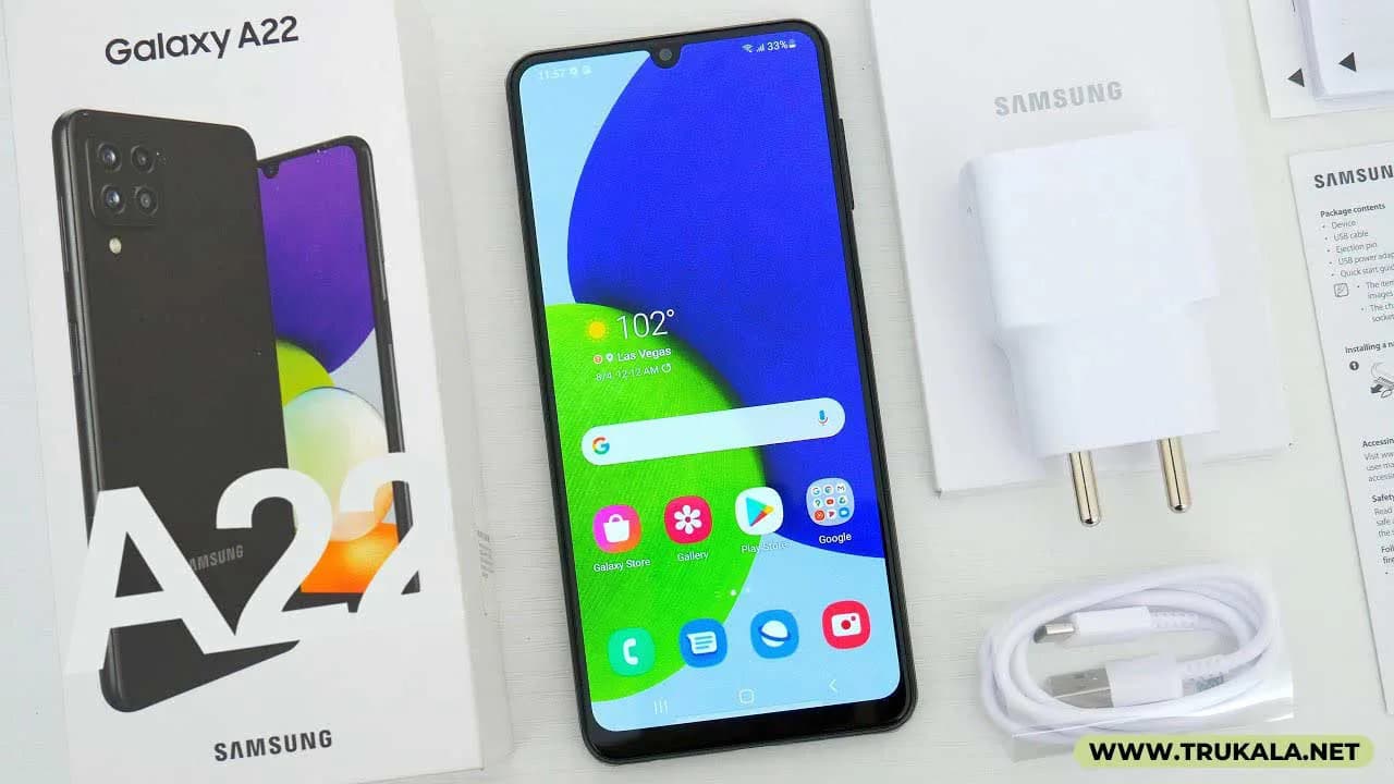 سامسونگ گلکسی A22 دو سیم کارت ظرفیت 128 گیگابایت رم 6 4G — تصویر ۵