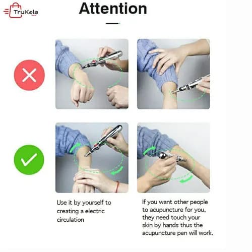 قلم ماساژور زیبایی طب سوزنی مدل Massager Pen DF-618 — تصویر ۳