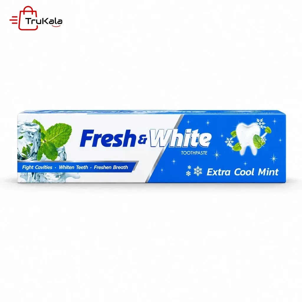 خمیر دندان نعنا فرش اند وایت مدل Extra Cool Mint