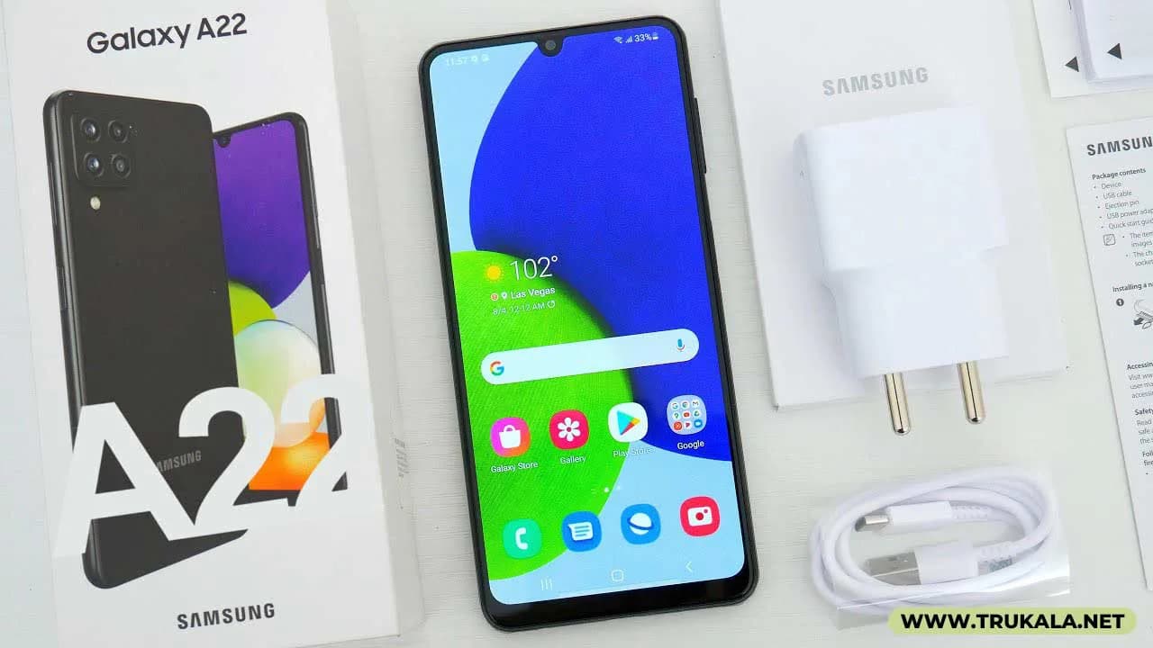 سامسونگ گلکسی A22 دو سیم کارت ظرفیت 128 گیگابایت رم 4 4G — تصویر ۲