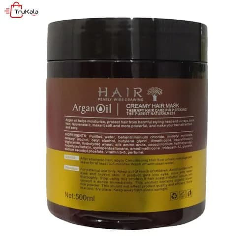 ماسک مو آرگان اویل Argan oil برند hair حجم ۵۰۰ میلی لیتر — تصویر ۲