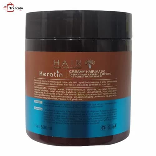 ماسک مو کراتین برند هیر Hair حجم ۵۰۰ میلی لیتر — تصویر ۲