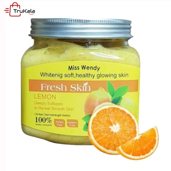 اسکراب روشن کننده صورت عصاره لیمو میس وندی Miss Wendy