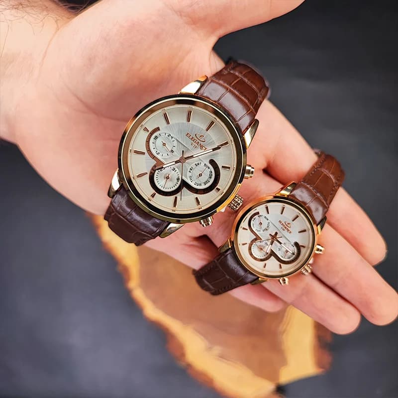 ست ساعت مچی عقربه ای الگانس مدل 1186G — تصویر ۴